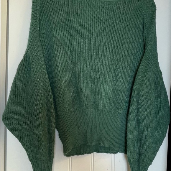 Wild Fable Knit Puff Sleeve Sweater | Cozy Chic | Size Large - Picture 3 of 8